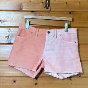 Title Nine Carve Corduroy Peach Two-Tone Women's Shorts 8